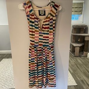 Anthropologie- Maeve multiple colored dress, size small